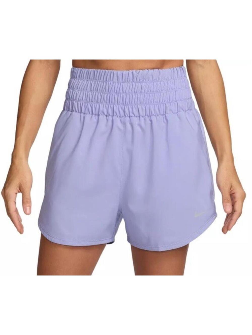 $45 NIKE Dri Fit 3” Running Shorts Lined Light Purple DX6642 519 Size S